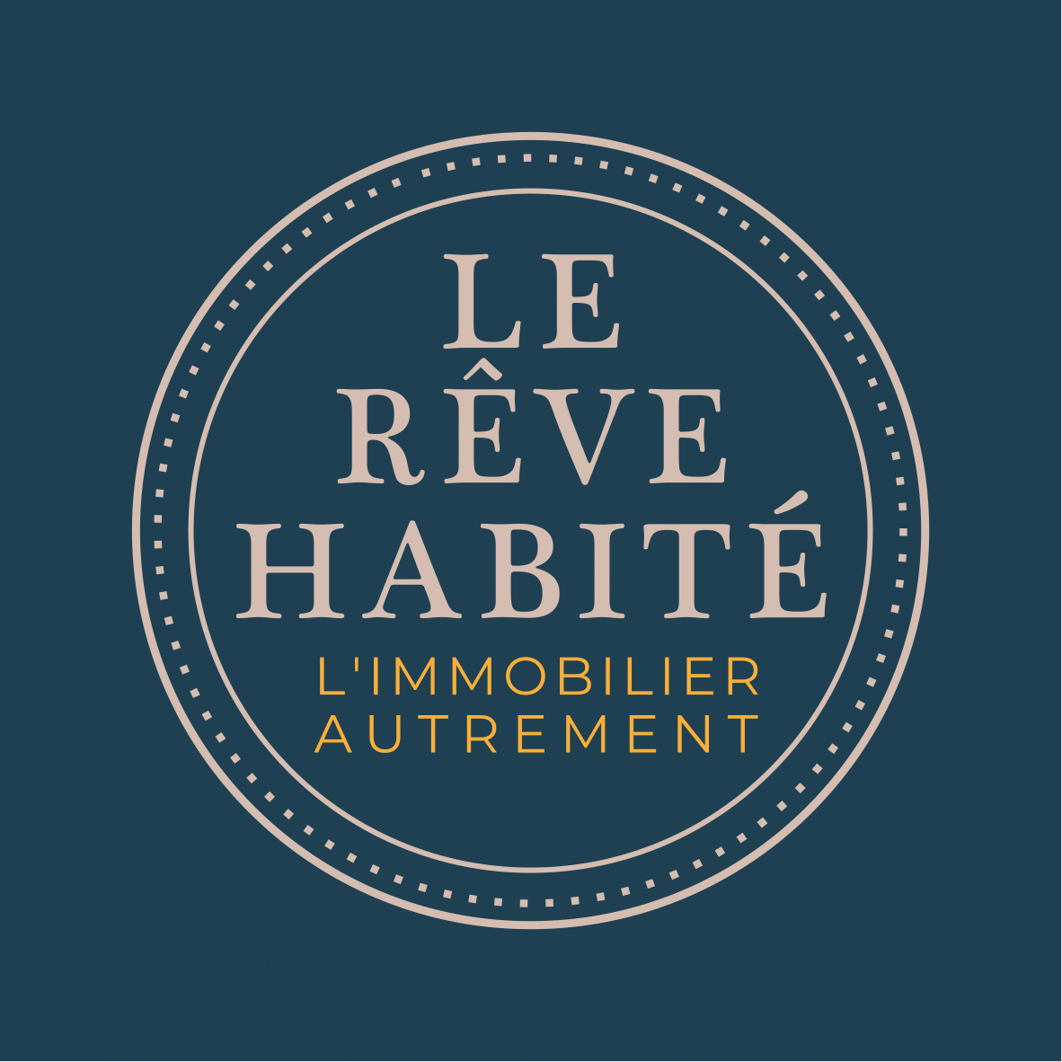 Logo de l'Agence Immobilière : Rêve Habité Immo.